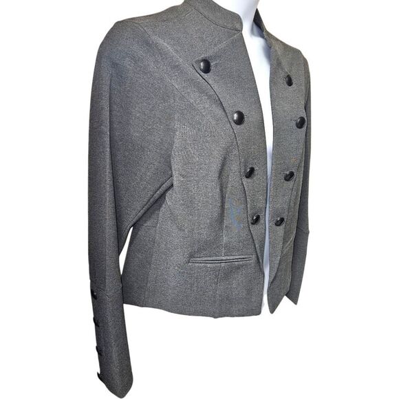 TORRID PLUS SIZE GRAY Twill Fabric Mixed Anorak Jacket/Blazer Size 2X - Picture 5 of 13